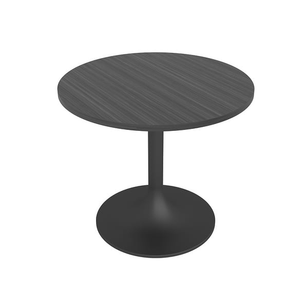 2 Person Small Round Table Tulip Base 34" Pedestal Meeting Room Table